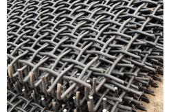 China Mining Quarry Stone Crusher Wire Mesh 3mm*3mm Hole With 180 Degree Hook supplier