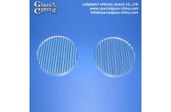 China Custom Optically Finishing Flat Borosilicate Glass Lens With Linear Surface supplier