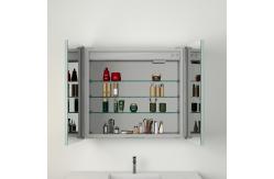 China Easy Cleaning Illuminated Led Mirror Cabinet High Precision Erosion Resistant supplier