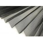 Black Colored Pleated Mosquito Screen 18x16 Mesh 2.4m Width X 10m Long for sale