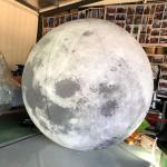 Popular decoration advertising inflatable moon large led inflatable hanging planets