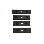 Gym Clubs Rectangular Weight Plates Optional Steel Material Gym Weight Stack