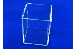 China Container Fused Silica Quartz Polishing Grind Edge Safe Long Lifespan supplier