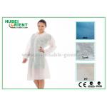 CE MDR Oil And Dust Prevention Single Use Lab Coat With Snaps for sale