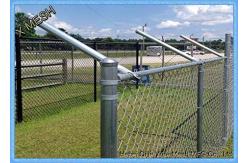 China Galvanized Garden Wire Mesh Chain Link Security Fence 50x50 Mm Size supplier