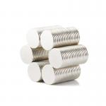 Circular Strong Magnetic Buttons Round Neodymium Magnets 10x10mm 15x3mm for sale