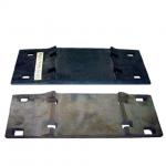 Railroad AREMA Single Shoulder Tie Plates for Rail Fastening for sale