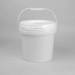 9 Liter Transparent Plastic Bucket Packaging Eco Friendly for sale
