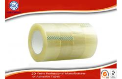 China Custom Clear BOPP Packaging Tape , 50m Length Carton Sealing Adhesive Tape supplier