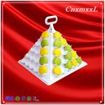Eco Friendly Food Grade Macaron Pyramid Display 5 Tier Macaron Tower SGS