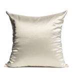 China Cotton Car Satin Throw Pillows Pure Color Imitation Home Silk Pillow for sale