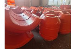 China Agricultural HDPE Pipe Floater with Hot Galvanised Connection supplier