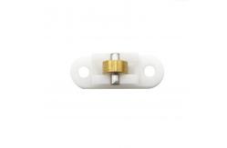 China Adjustable Design Screen Window Copper Pulley For Glass Cabinet supplier