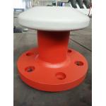 Round Base 350 KN Marine Ports Marine Mooring Bollard 12 Months Warranty for sale