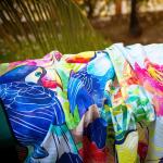 Transfer Print Microfiber Personalized Custom Beach Towel High Absorbency