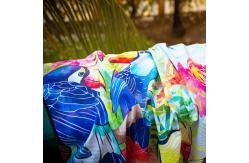 China Custom Sand Free Recycled Microfiber Beach Towel With Pocket Towel supplier