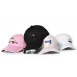 China 58cm Cotton Fabric Embroidery Baseball Caps for sale