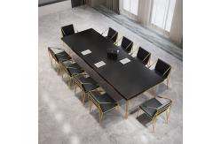 China Customized Melamine Rectangle Office Conference Table For 10 People supplier
