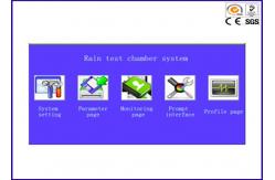 China Low Noise Rain Test Chamber , Rain Test Equipment Machine High Precision supplier