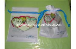 China Frosted CPE Drawstring Bags For Hot Spring / Thermal Spring / Well / SPA / Onsen supplier