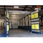 CoatTech Retractable Spray Booth For Industrial Efficiency , Retractable Paint Booth