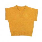 Unisex Kids Wool And Cotton Blend Knitted Pullover Sweater Vest Sleeveless Knit Waistcoat for sale
