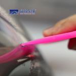 RoHS Durable Vinyl Wrap Scraper , Polyurethane PPF Squeegee Pink for sale