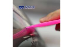 China RoHS Durable Vinyl Wrap Scraper , Polyurethane PPF Squeegee Pink supplier
