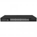 24 Port PoE Switch Gigabit Based L2 L3 Smart Managed 300W Budget With SFP Uplink 1U Rack for sale