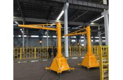 China Cable-stayed Manual Jib Crane Slewing Jib 125kg With Electric Hoist supplier