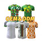 OEM ODM Africa Cup Jersey Customized size S M L XL 2XL 100% Polyester farbic for sale