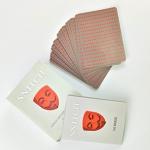 Recyclable Coated Custom Game Card Printing Matt Varnishing