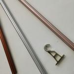 American Style 28mm 6.7m Wrought Iron Curtain Rods for sale