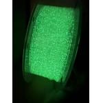 Glow PLA 3D Printer Filament Toughness Enhanced Glitter Green Customized Request for sale