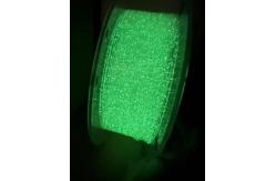 China Glow PLA 3D Printer Filament Toughness Enhanced Glitter Green Customized Request supplier
