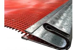 China Steel Wire Rope Core Polyurethane Mesh Self Cleaning Polyurethane Screen supplier