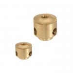 Precise Cnc Machined Metal Parts Micro Brass Machining Parts With Brushing Surface for sale