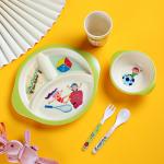 Non Toxic Durable 100% Melamine or Bamboo Fibre Tableware Sets Dishwasher Safe for sale