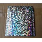 Recycled Holographic Bubble Envelopes Decorative Mailing Bags Self Sealing for sale