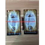 Fashion Zipper Moisturizing Fresh Cigarette Plastic Bag With Transparent Window