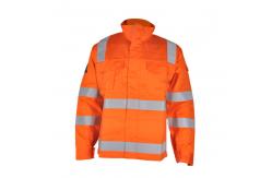 China EN11612 Anti Static Fire Resistant Jackets For Oil And Gas Industry supplier