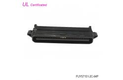 China TYCO 64 Pin RJ21 Male Centronic IDC connector without Cover Certificated UL supplier