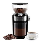 Small Flat Burr Coffee Grinder 240g 16 Setting Espresso French Press Coffee Grinder for sale