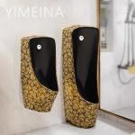 Ceramic Golden Electroplating Mens Toilet Urinal Gravity Flushing for sale