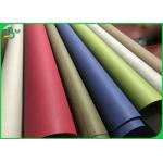 Strong 0.55mm nature brown Washable Kraft Reciclable Paper Roll For Making Backpack for sale