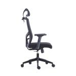 ODM Black Ergonomic Mesh Swivel Office Chair With Coat Hanger