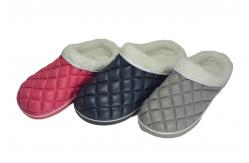 China Fuzzy Inside Eva Fur Lined Garden Clog Style Slippers supplier