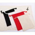 Cotton Canvas Fabric Drawstring Bags For Department Store Promotional Activities for sale