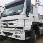 China SINOTRUK 10 Wheel Semi Tractor Trailer Truck 420HP Euro II factory