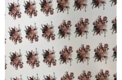 China Flower Waterslide Decals , Vivid Design Dressing Table Stickers Anti Fade supplier